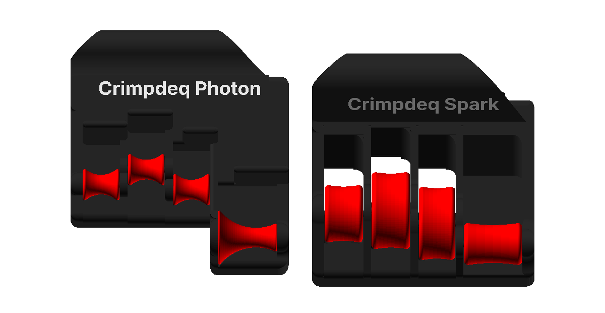 Photon (left) and Spark (right), facing the rollers